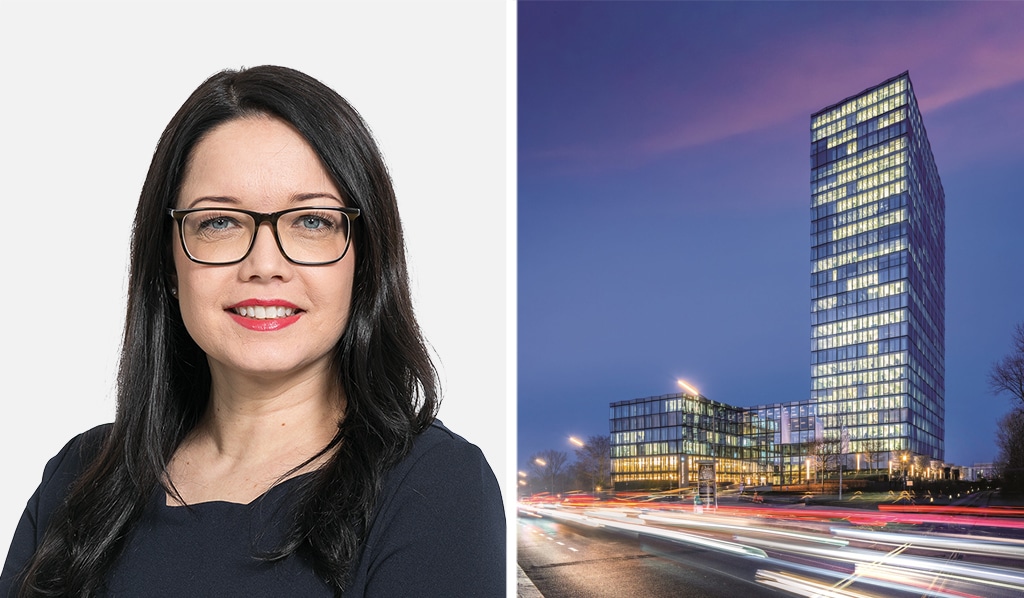 Monique Franke, Rechtsanwältin bei GSK Stockmann, berät zur Vermietung des SZ-Towers