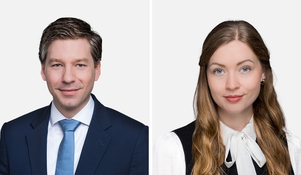 Felix Bergfort und Karolin Streser, Rechtsanwälte bei GSK Stockmann