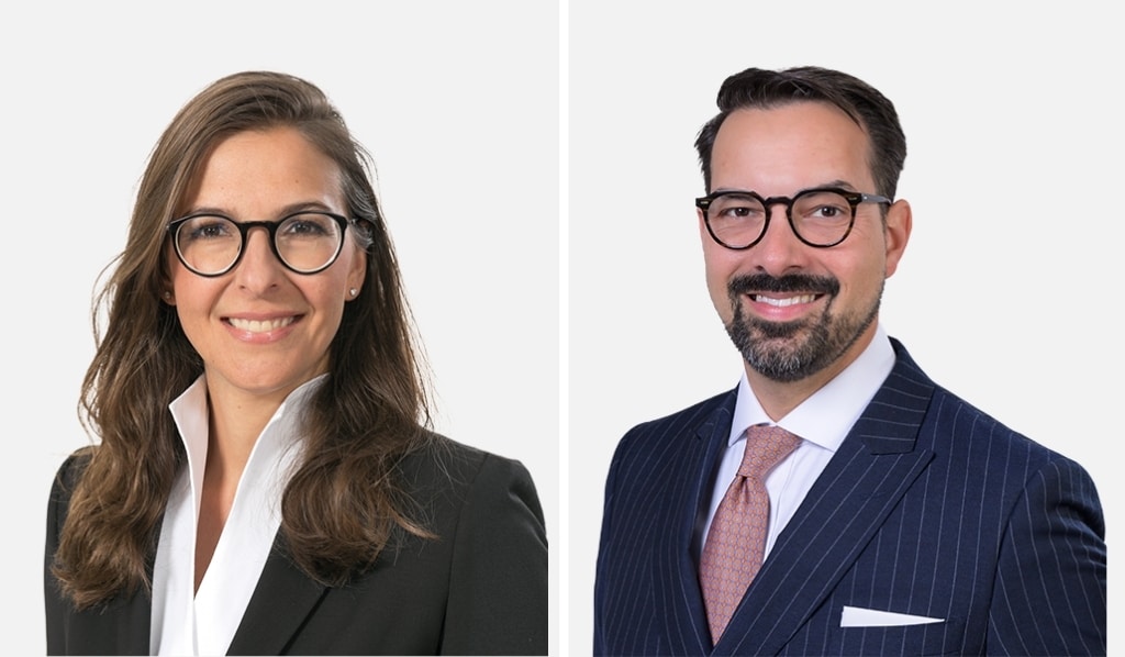 Dr. Katy Ritzmann und Dr. Jens Uwe Rügenhagen von GSK Stockmann