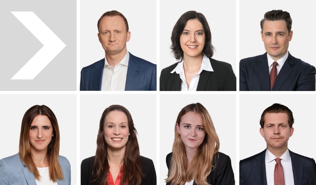 Sieben Anwältinnen und Anwälte von GSK Stockmann