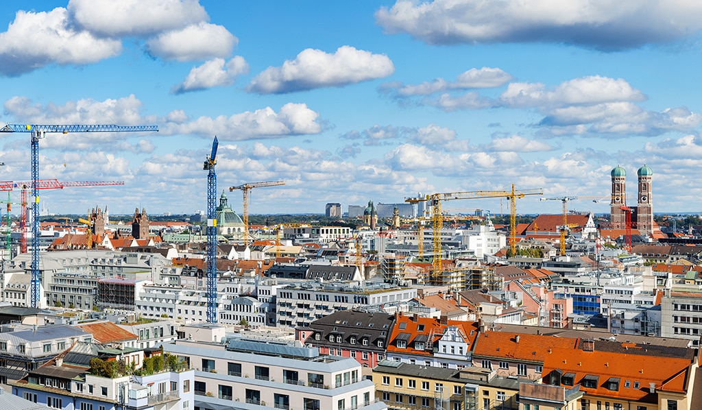 Panoramaansicht München