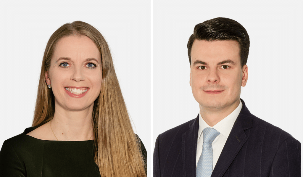 Dr. Alma Franke und Marcel Buss, Rechtsanwälte bei GSK Stockmann
